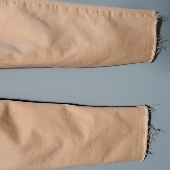 Chico's Jeans Womens Size 4 Chicos 0 Peach So Slimming Girlfriend Slim Leg Ankle - Picture 9 of 12